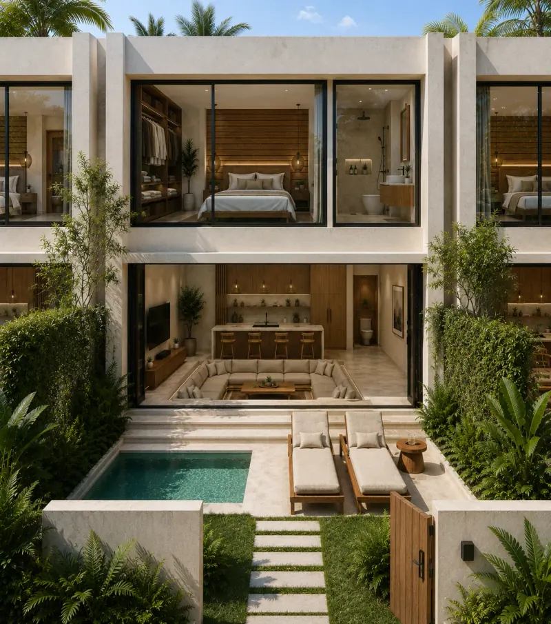 Loft une chambre Terra Sky Kaba-Kaba avec piscine privée